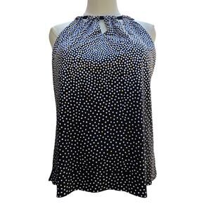 Dreamsuit Size 16 Tankini Set 2 Piece Black Polka Dot Tummy Control Built In Bra